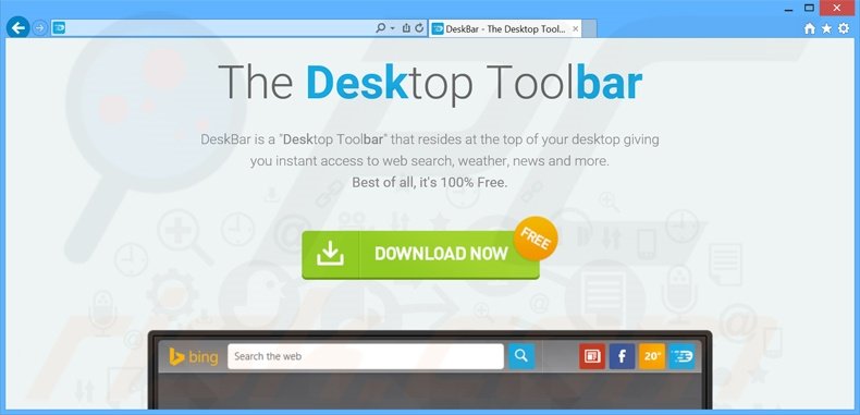 Adware DeskBar