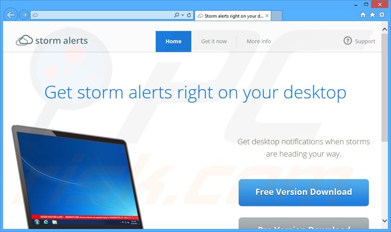 Adware StormAlerts