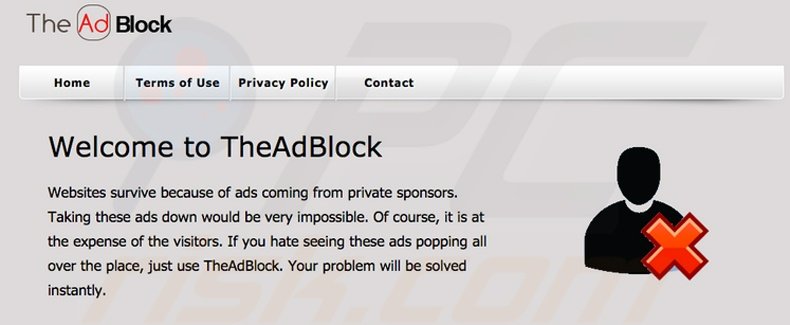 Adware TheAdBlock