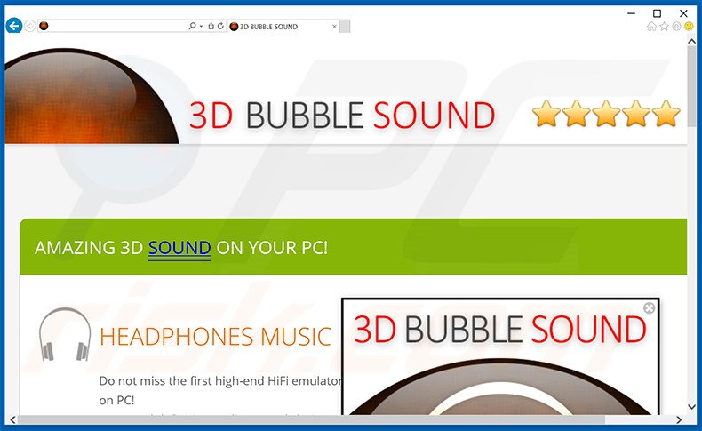 adware 3D BUBBLE SOUND 