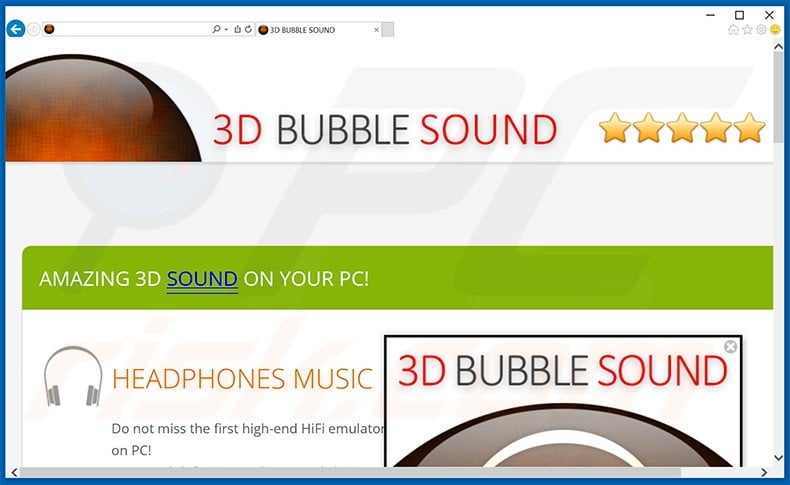 adware 3D BUBBLE SOUND 