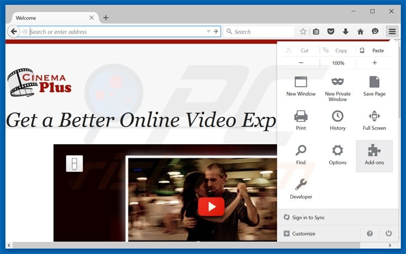 Removendo os anúncios gohd do Mozilla Firefox passo 1