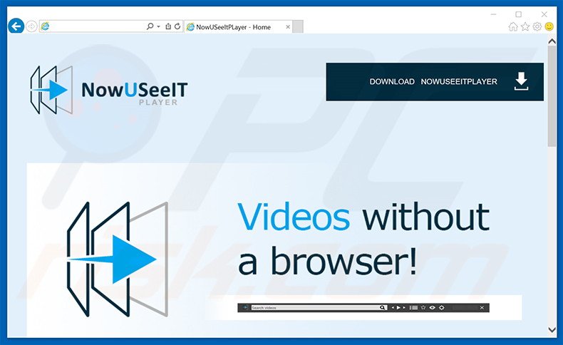 Adware NowUSeeIt Player