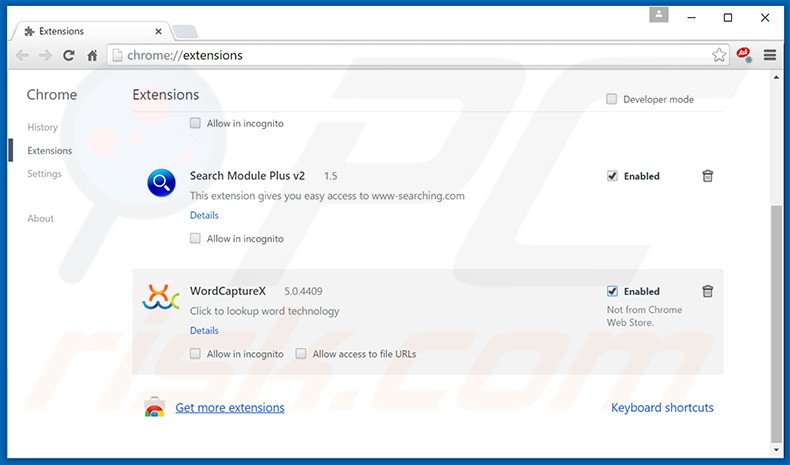 Removendo os anúncios Simple Media Converter do Google Chrome passo 2