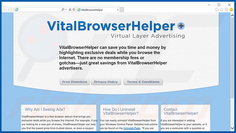 Adware Vital Browser Helper