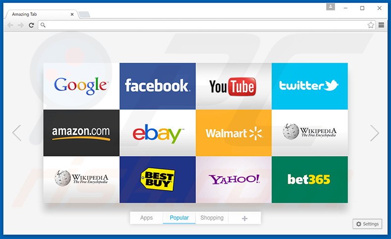 Adware AmazingTab