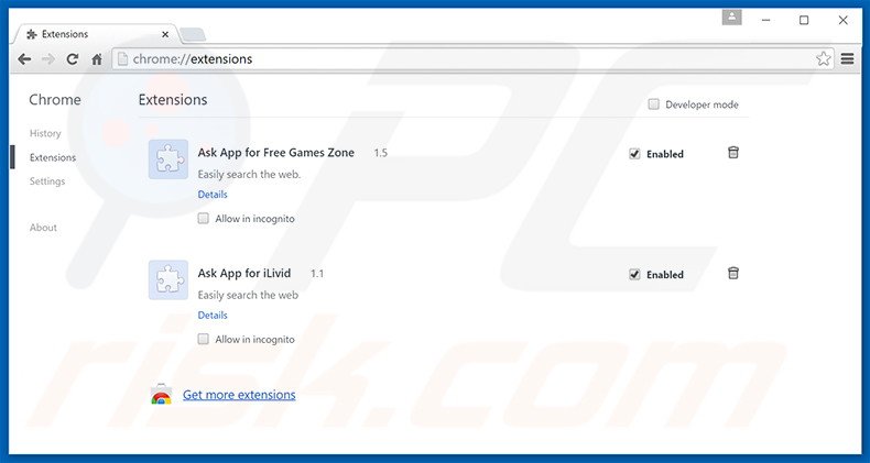 Removendo os anúncios Outrageous Deal do Google Chrome passo 2