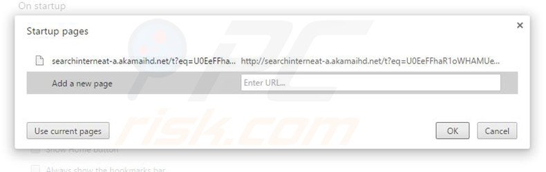 Removendo searchinterneat-a.akamaihd.net da página inicial do Google Chrome
