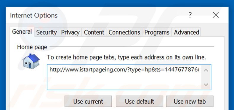 Removendo a página inicial istartpageing.com do Internet Explorer