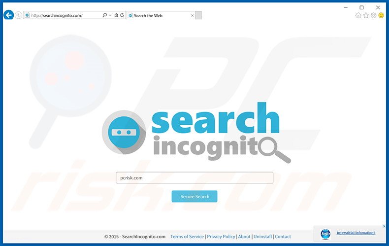 Sequestrador de navegador searchincognito.com
