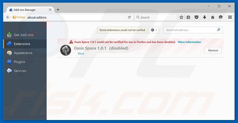 Removendo as extensões relacionadas a blpsearch.com do Mozilla Firefox