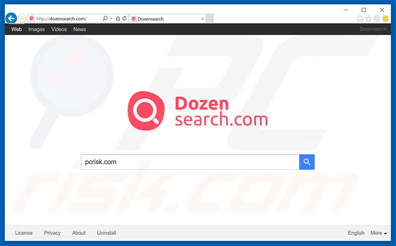Sequestrador de navegador dozensearch.com