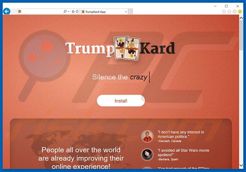 Adware TrumpKard