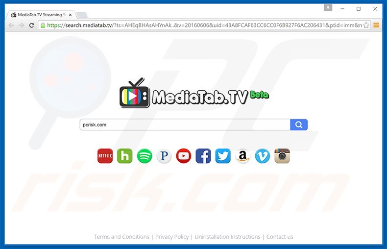sequestrador de navegador search.mediatab.tv