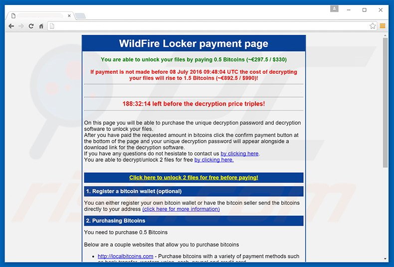 Website WildFire Locker