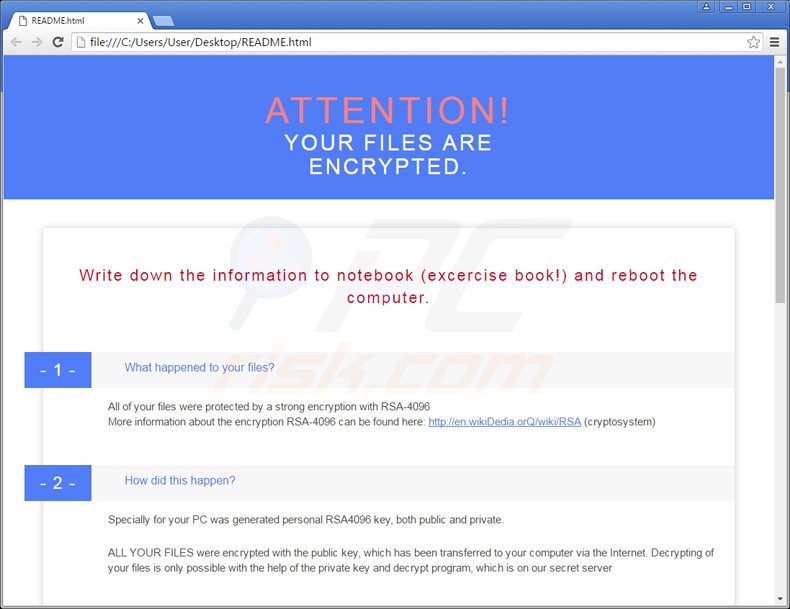 ransomware crypmic readme.html