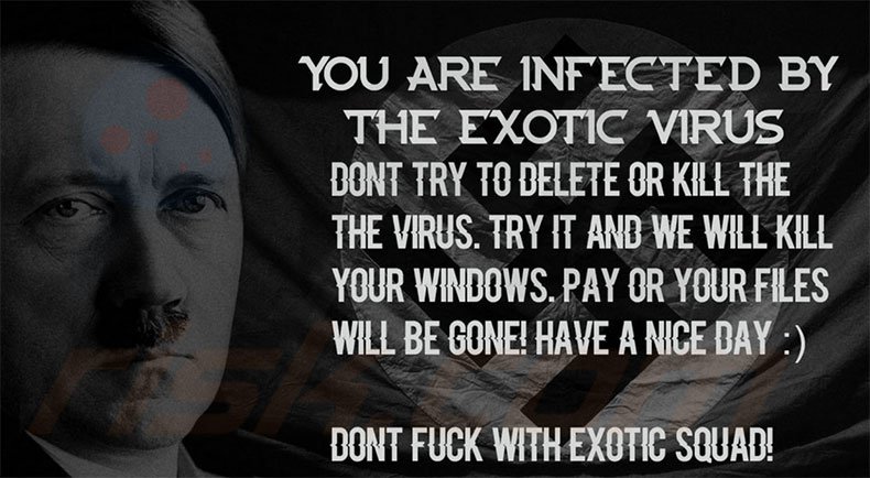 Exotic ransomware exemplo 2