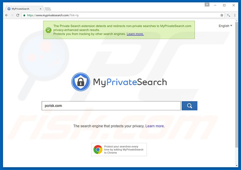 myprivatesearch.com sequestrador de navegador