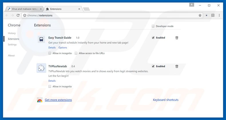 Removendo os anúncios Ads by Not set do Google Chrome passo 2
