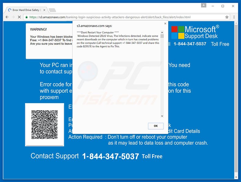 Pop-up 2 Internet Security Damaged