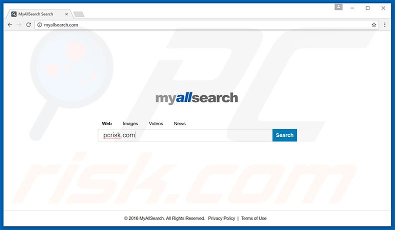 sequestrador do navegador myallsearch.com