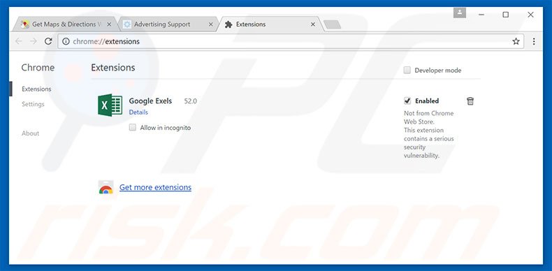 Removendo os anúncios {PRODUCT_NAME} do Google Chrome passo 2