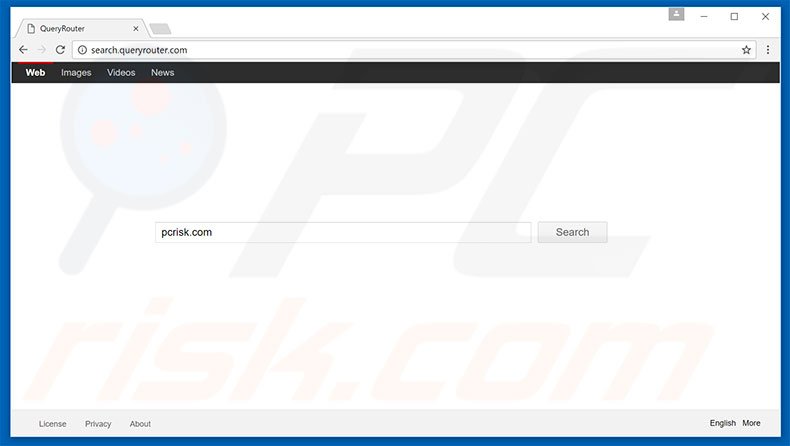 sequestrador do navegador search.queryrouter.com