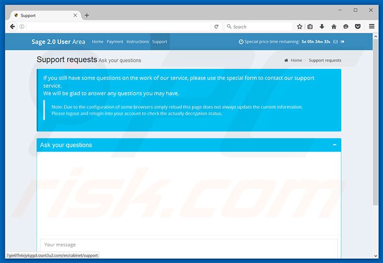 Website Sage 2.0 Suporte