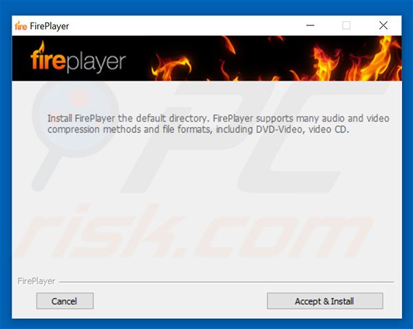 Instalador de adware FirePlayer