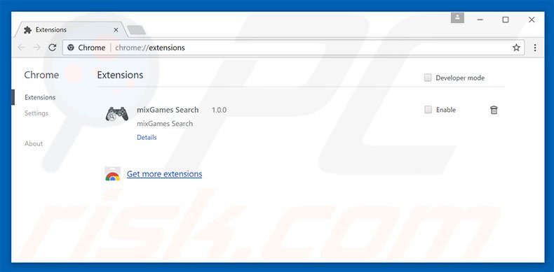 Removendo as extensões relacionadas a search.hr do Google Chrome