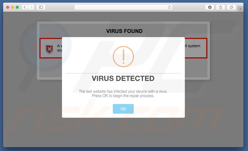 Adware Virus Found
