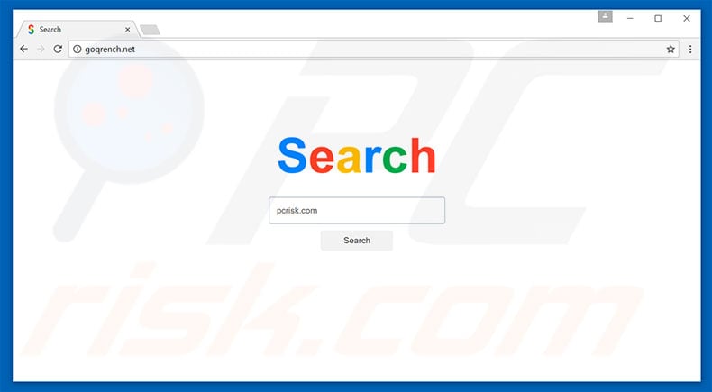 sequestrador do navegador goqrench.net