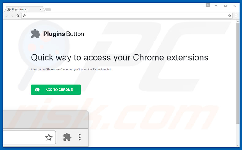 Adware Plugins Button