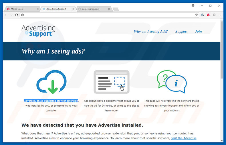 Adware Ad by Advertise