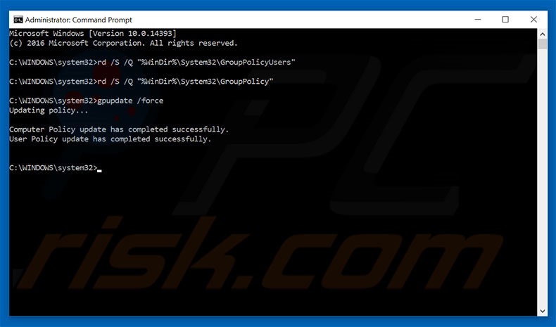 Comandos Command Prompt de Bookmarks Access