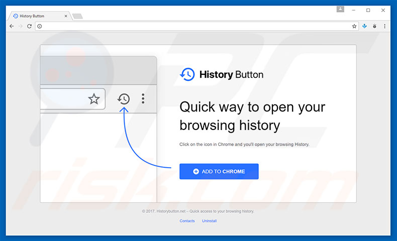 Adware History Button