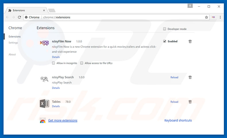 Removendo os anúncios ladomainadeserver.com do Google Chrome passo 2