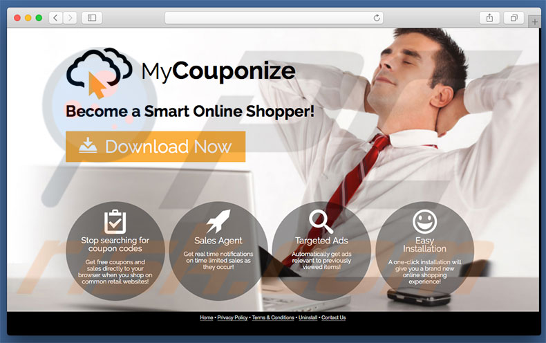 Adware MyCouponize