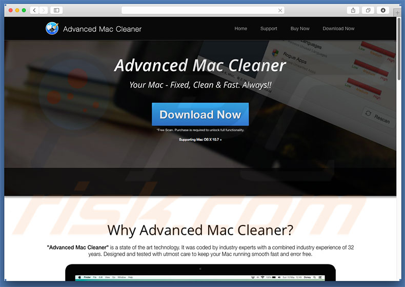 Adware Advanced Mac Cleaner 
