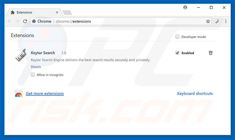 Removendo as extensões relacionadas a ampxsearch.com do Google Chrome