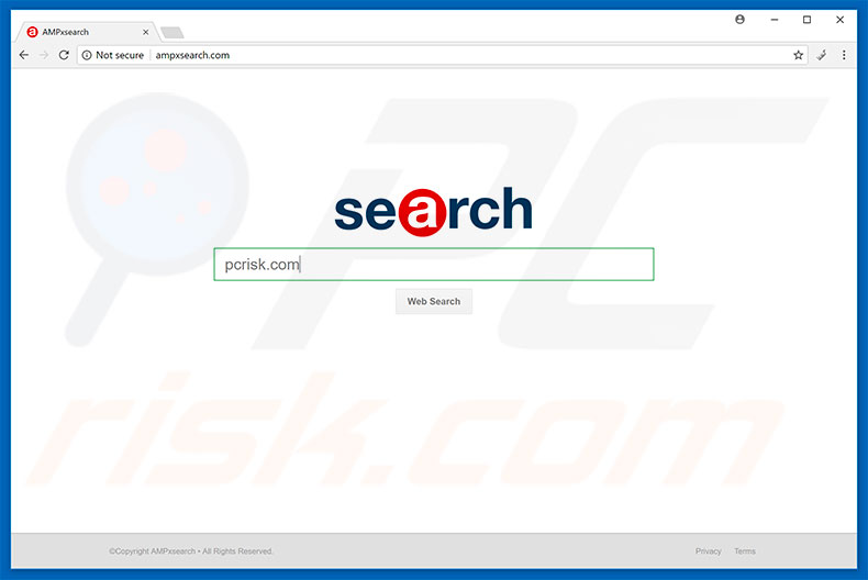 sequestrador de navegador ampxsearch.com