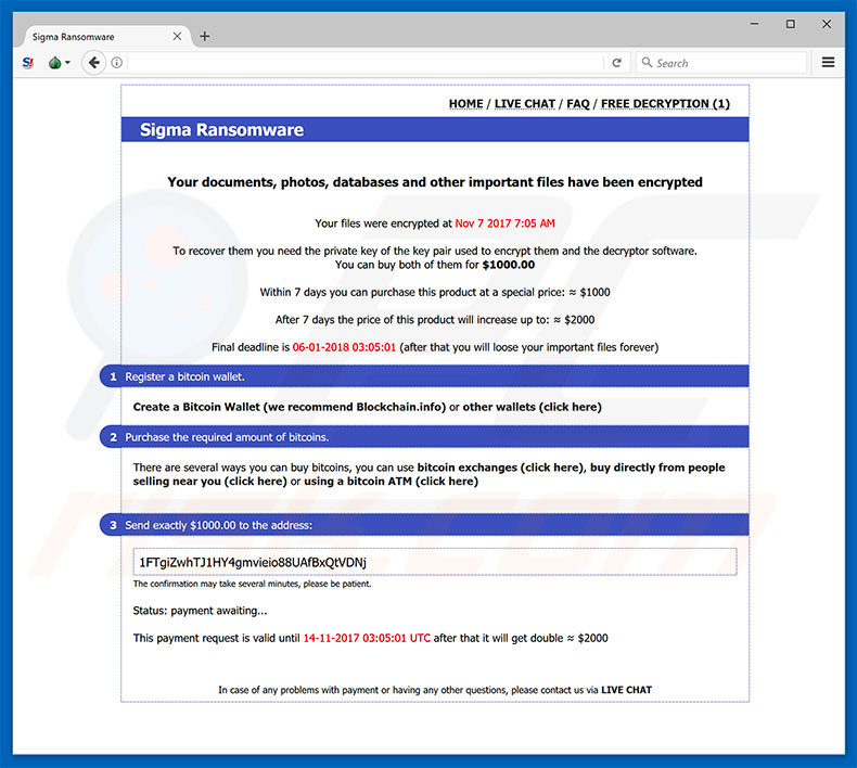 Website SIGMA