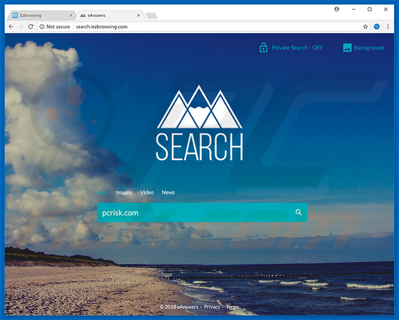 sequestrador de navegador search.iezbrowsing.com