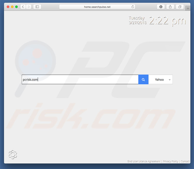 sequestrador de navegador home.searchpulse.net num computador Mac