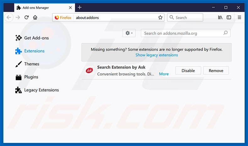 Removendo os anúncios Multitimer do Mozilla Firefox passo 2