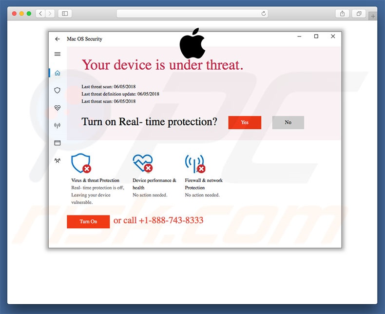 fraude MacOS Security