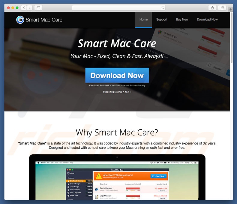 Adware Smart Mac Care