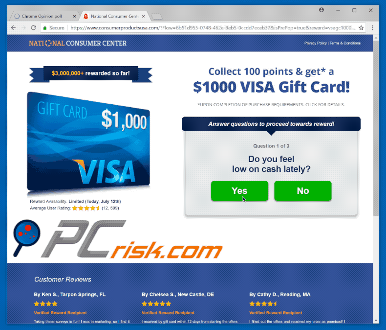 Fraude $1000 VISA Gift Card gif