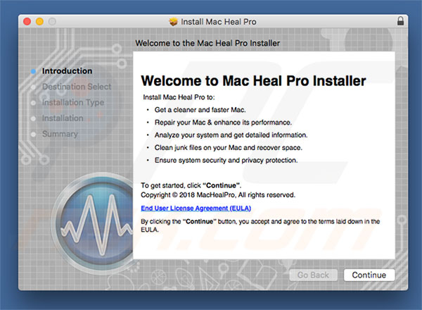Instalador oficial de Mac Heal Pro