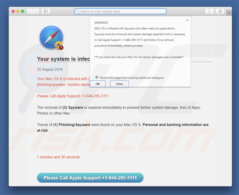 MAC OS is Infected With Spyware do Mac